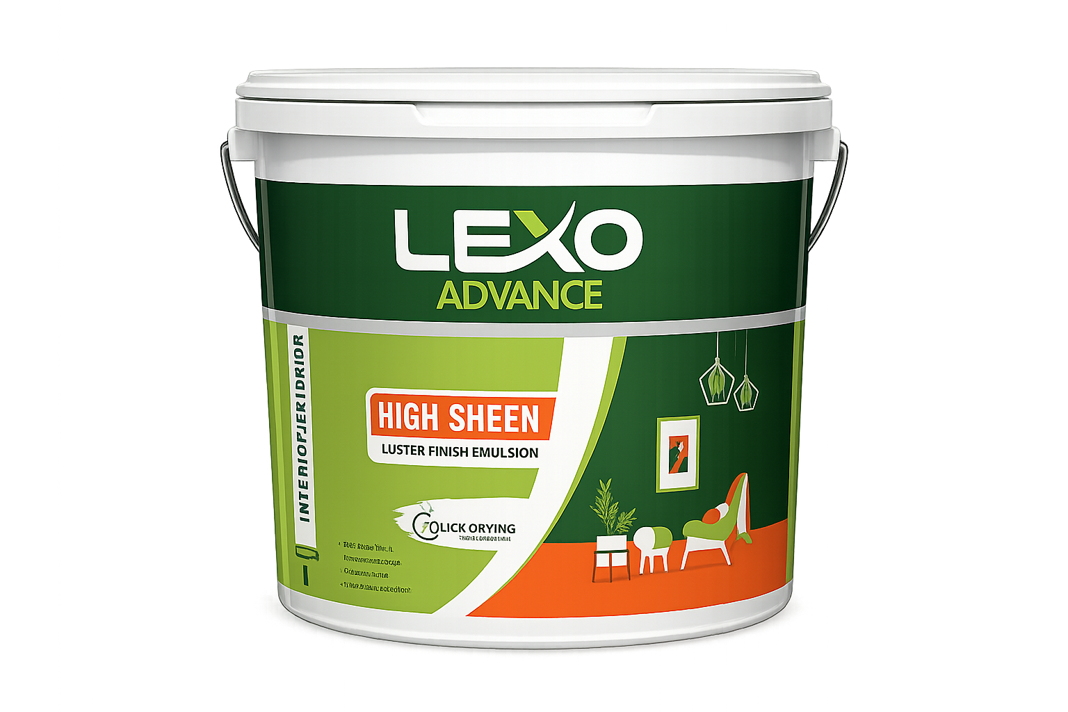 Silchem Lexo Advance High Sheen Premium Emulsion Bucket